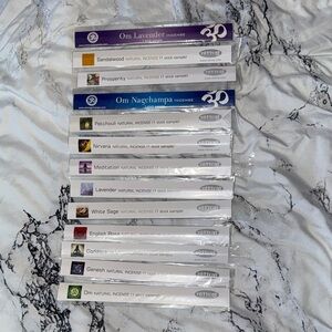 Om Lavender Incense Sticks - Purple